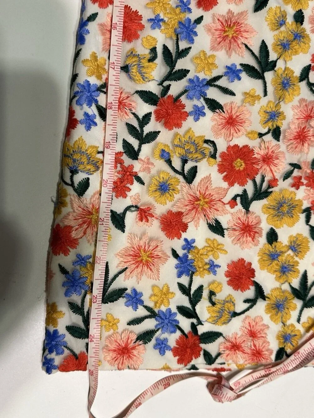 Antonio Melani  Woman Sz 4 Dress Pants Nellya Floral Embroidered Wide Leg Boho